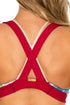 Luli Fama Azucar Gold Crossback Sports Bra